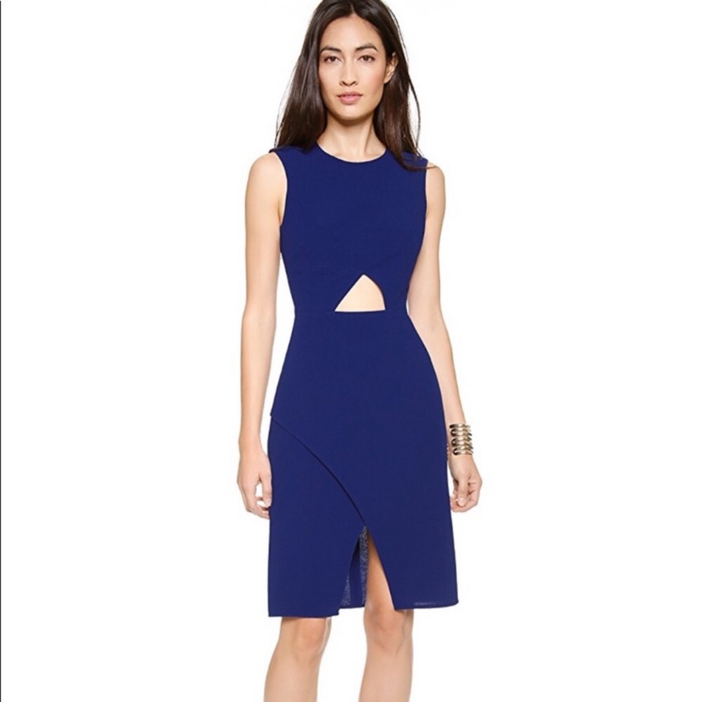BCBG Royal Blue Cutout Dress